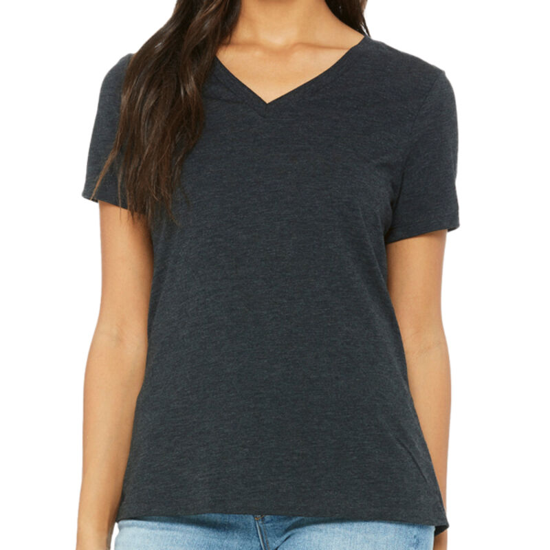 Ladies' Relaxed Triblend V-Neck T-Shirt Thumbnail