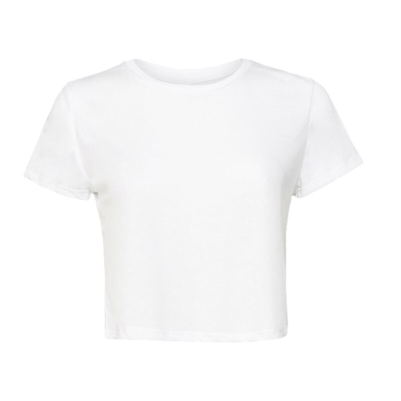 Ladies' Flowy Cropped T-Shirt Thumbnail