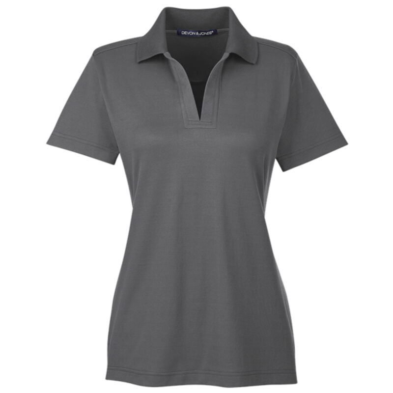 CrownLux Performance® Ladies' Plaited Polo Thumbnail