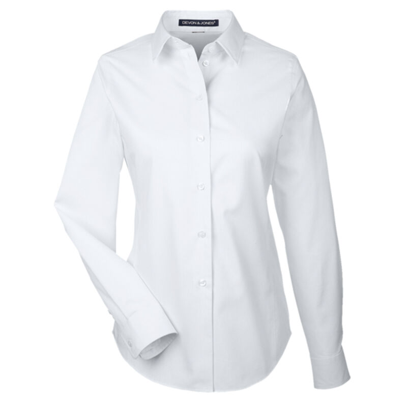 Ladies' Crown Collection® Royal Dobby Woven Shirt Thumbnail