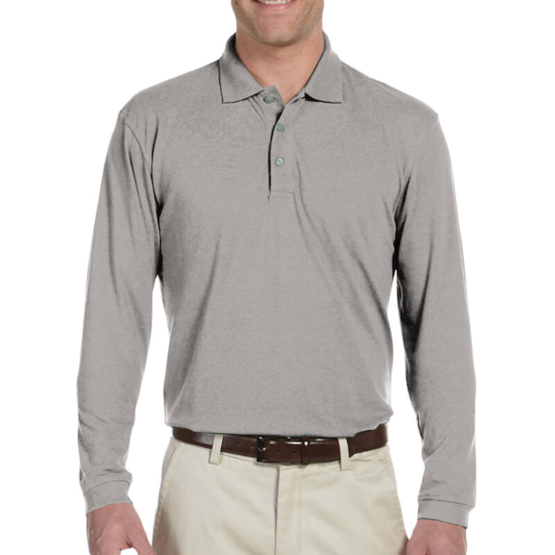 Men's Easy Blend™ Long-Sleeve Polo Thumbnail