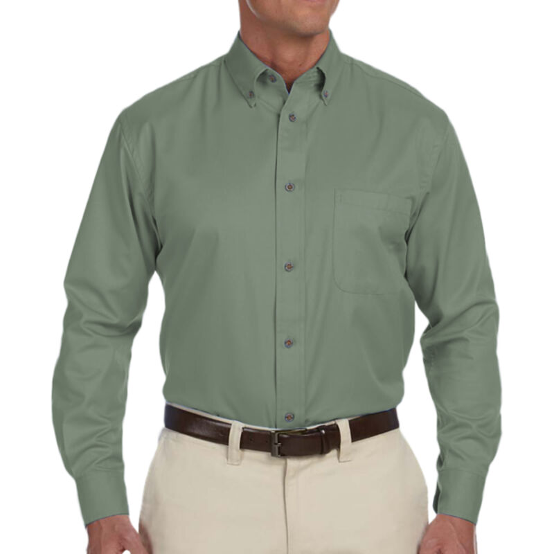 Men's Easy Blend™ Long-Sleeve Twill Shirt with Stain-Release Thumbnail