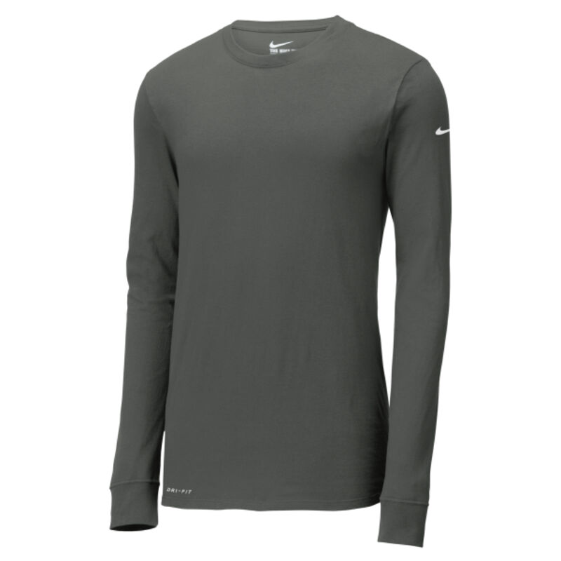 NIKE Dri-FIT COTTON/POLY LONG SLEEVE TEE Thumbnail