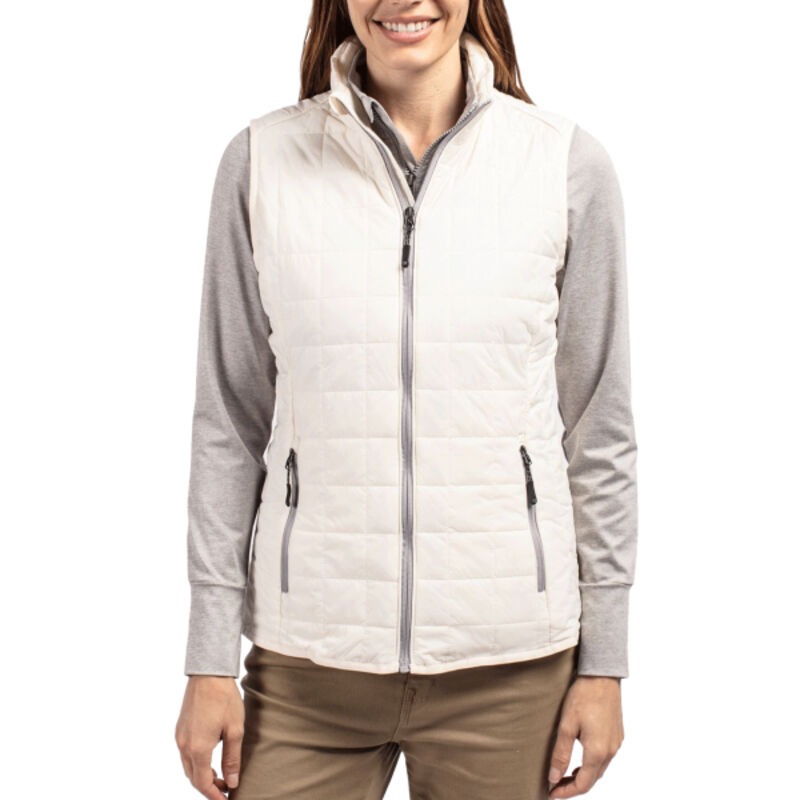 Cutter & Buck Rainier PrimaLoft Womens Eco Insulated Full Zip Puffer Vest Thumbnail