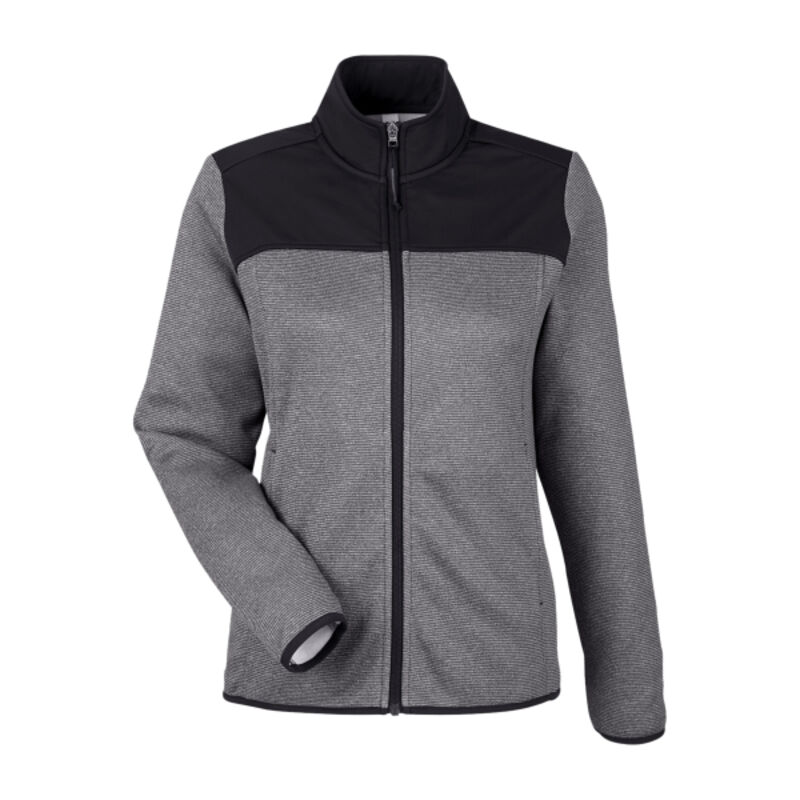 Ladies' Venture Heathered Stripe Hybrid Jacket Thumbnail