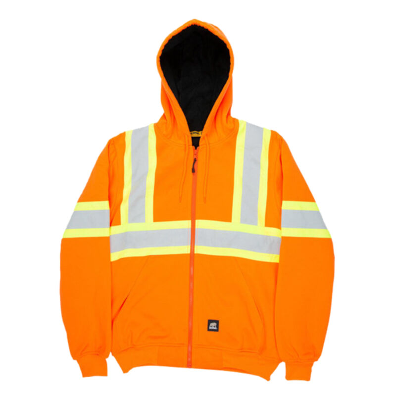 Men's Safety Tall Striped Therman Lined Sweatshirt Thumbnail