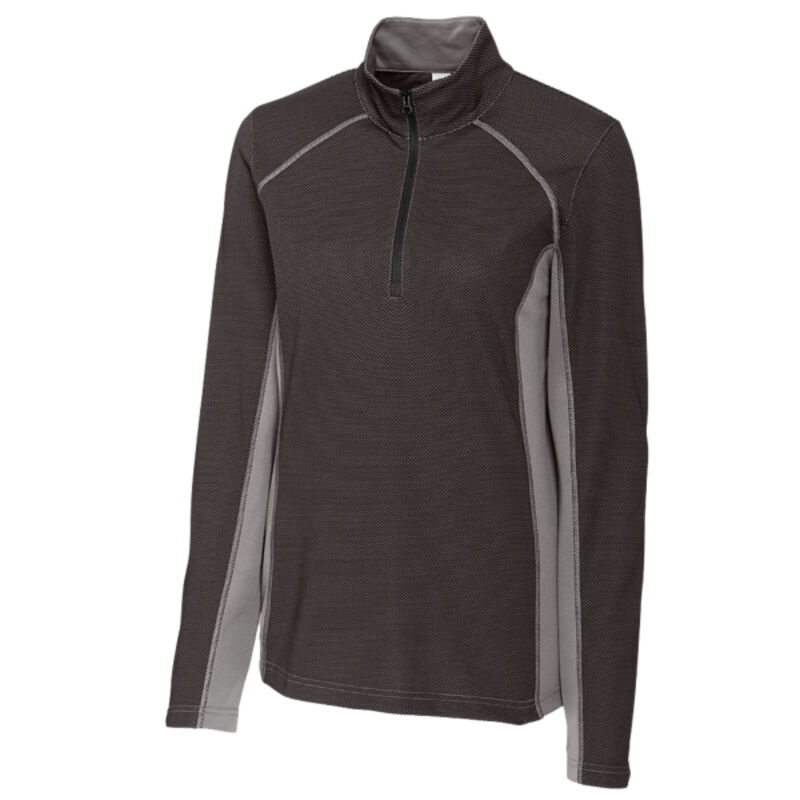 Clique Ice Pique Colorblock Womens Half Zip Tech Pullover Thumbnail