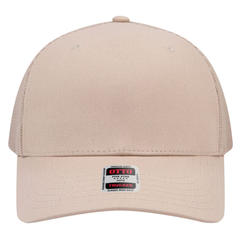 OTTO CAP Seamless 6 Panel Mid Profile Mesh Back Trucker Hat Thumbnail