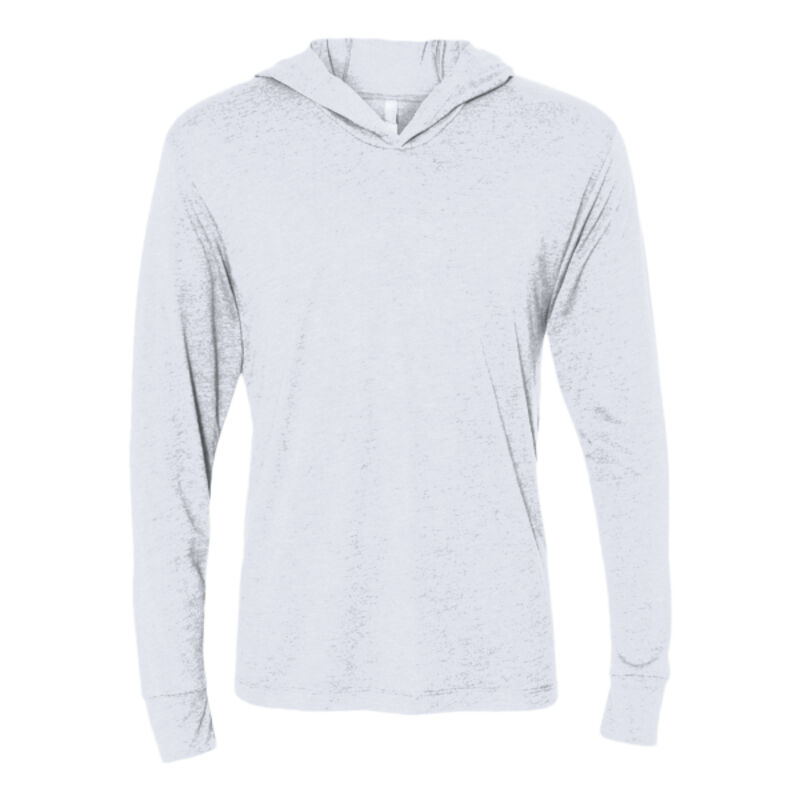 Unisex Triblend Hooded Long Sleeve Pullover T-Shirt Thumbnail