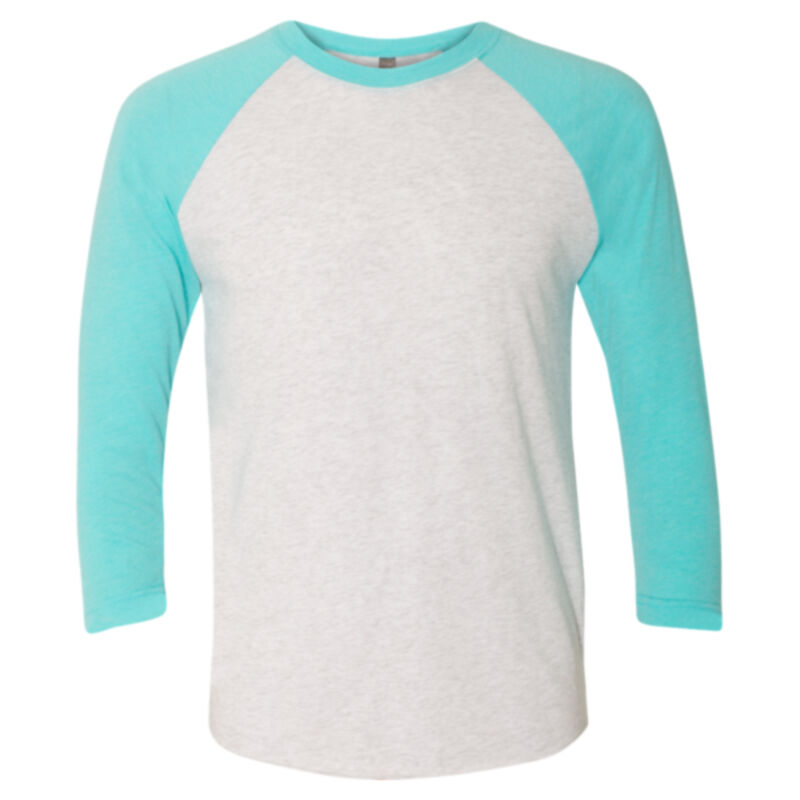 Unisex Triblend Three-Quarter Raglan T-Shirt Thumbnail