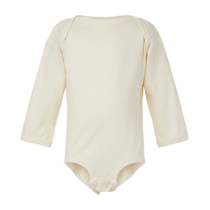 Infant Fine Jersey Long Sleeve Bodysuit Thumbnail