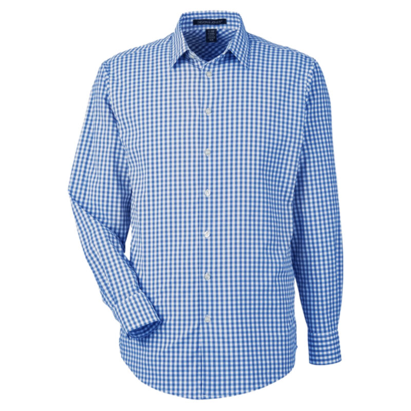 Men's CrownLux Performance® Gingham Dress Shirt Thumbnail