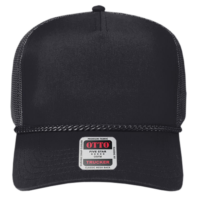 OTTO CAP® 5 Panel Mid Profile Mesh Back Trucker Hat Thumbnail