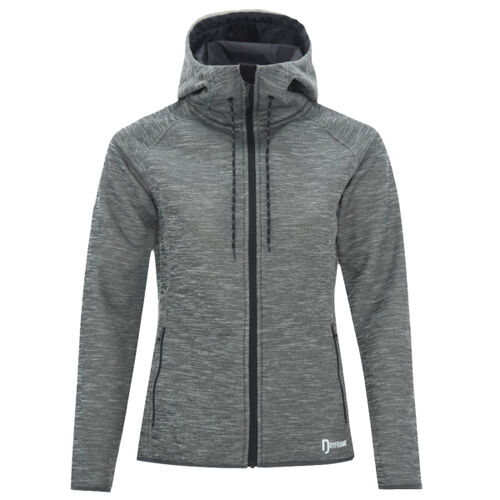 Dry Tech Water Resistant Fleece Full Zip Hooded Ladies' Jacket Thumbnail