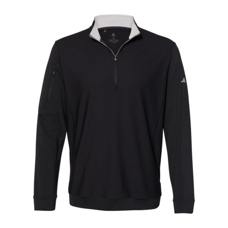 Performance Textured Quarter-Zip Pullover Thumbnail