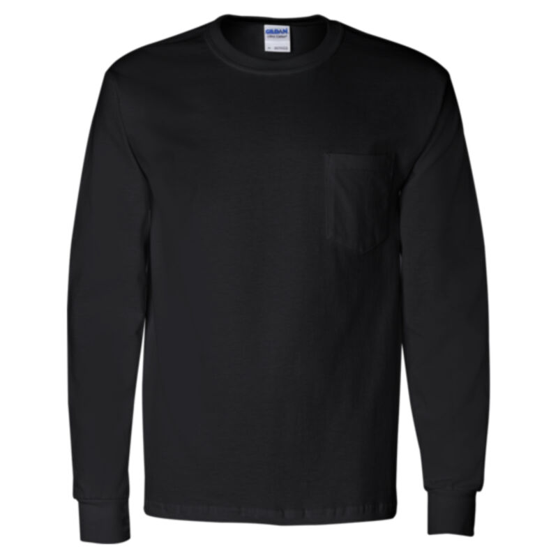Unisex Ultra Cotton® Long Sleeve Pocket T-Shirt Thumbnail