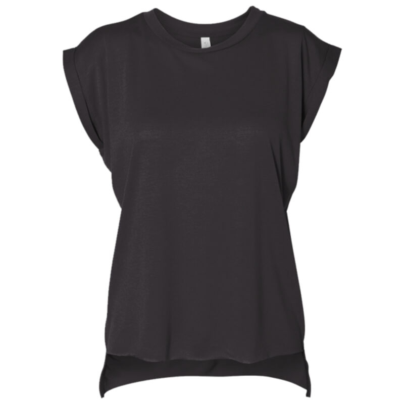 Women’s Flowy Rolled Cuffs Muscle Tee Thumbnail