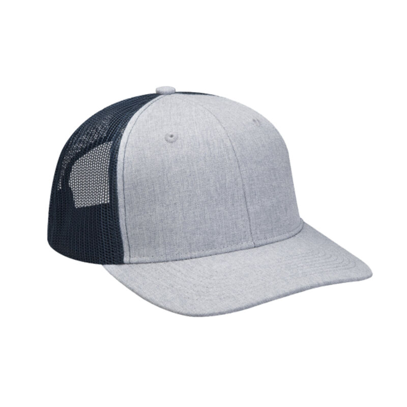 Heather Woven/Soft Mesh Trucker Style Cap Thumbnail
