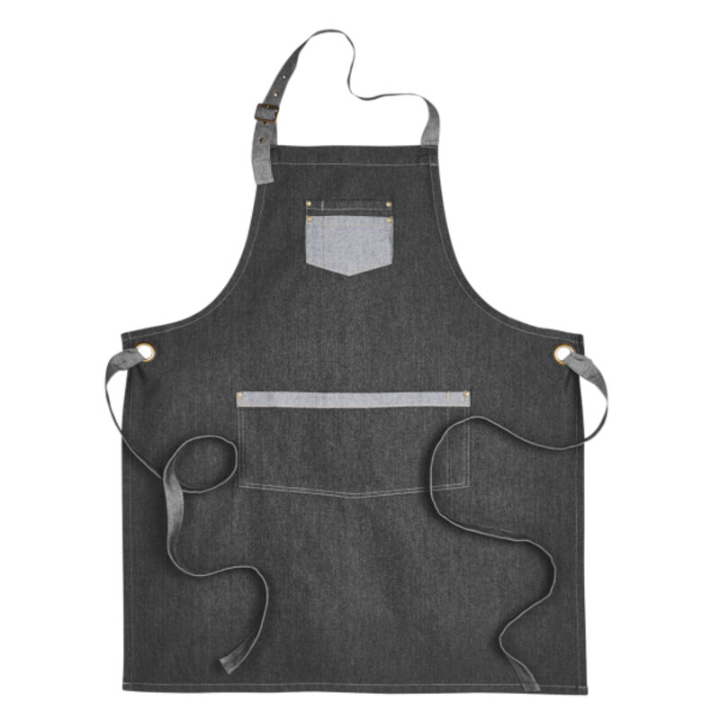Unisex Domain Contrast Denim Bib Apron Thumbnail