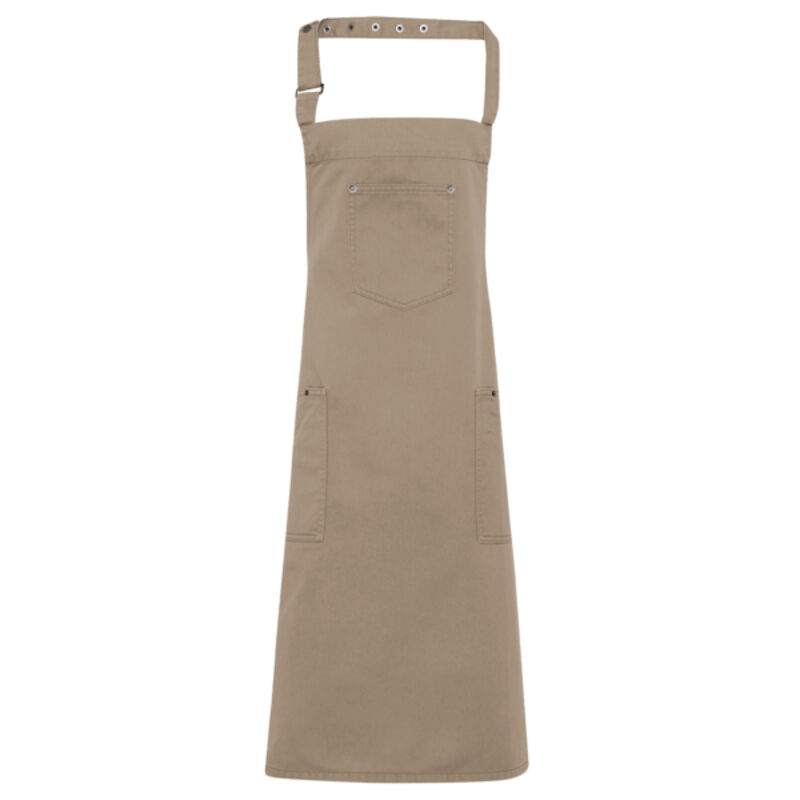 Unisex Cotton Chino Bib Apron Thumbnail