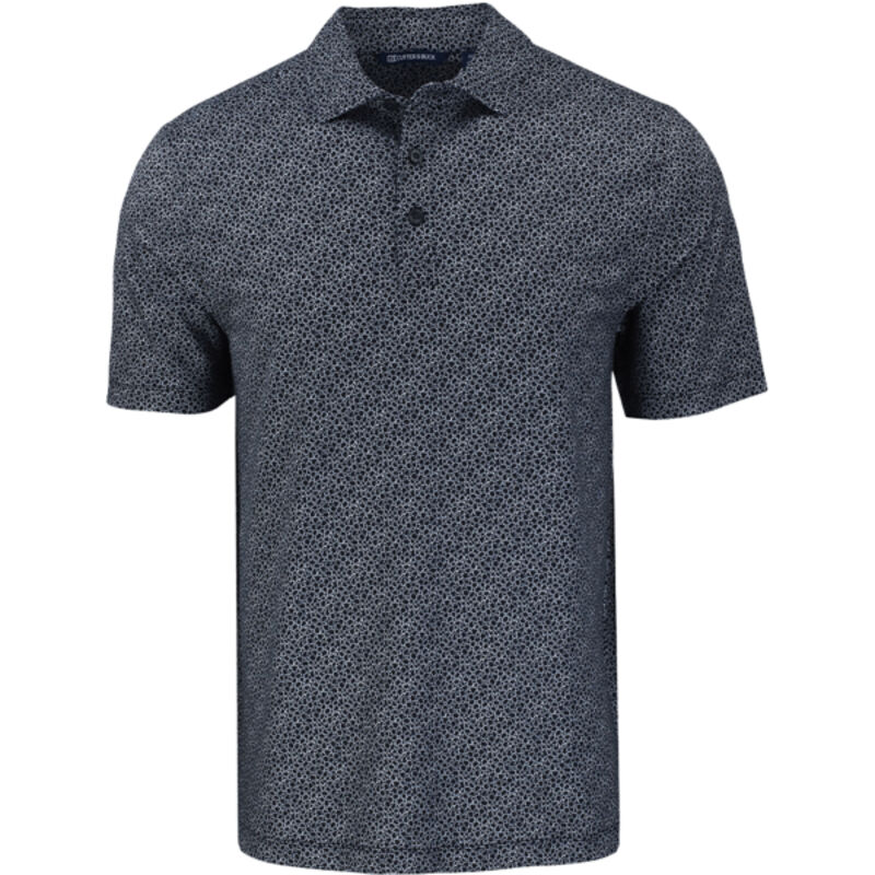 Cutter & Buck Pike Eco Pebble Print Stretch Recycled Mens Polo Thumbnail