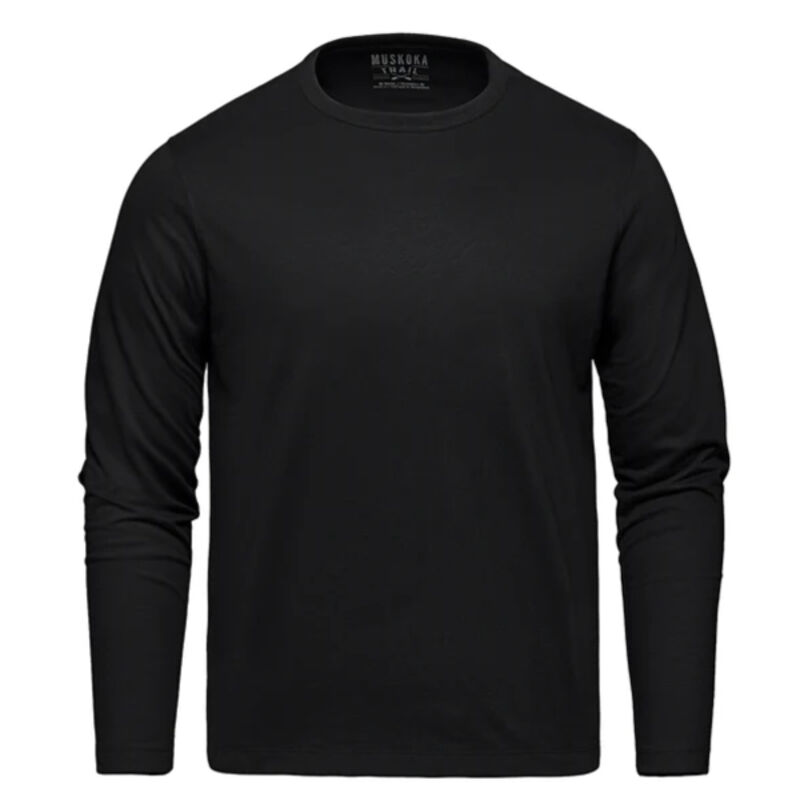 Riverside - Cotton-Poly Long Sleeve Crewneck T-Shirt Thumbnail