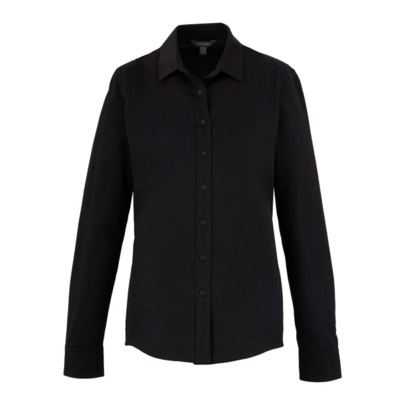 TATRA Eco Long Sleeve Knit Button Up Shirt Thumbnail
