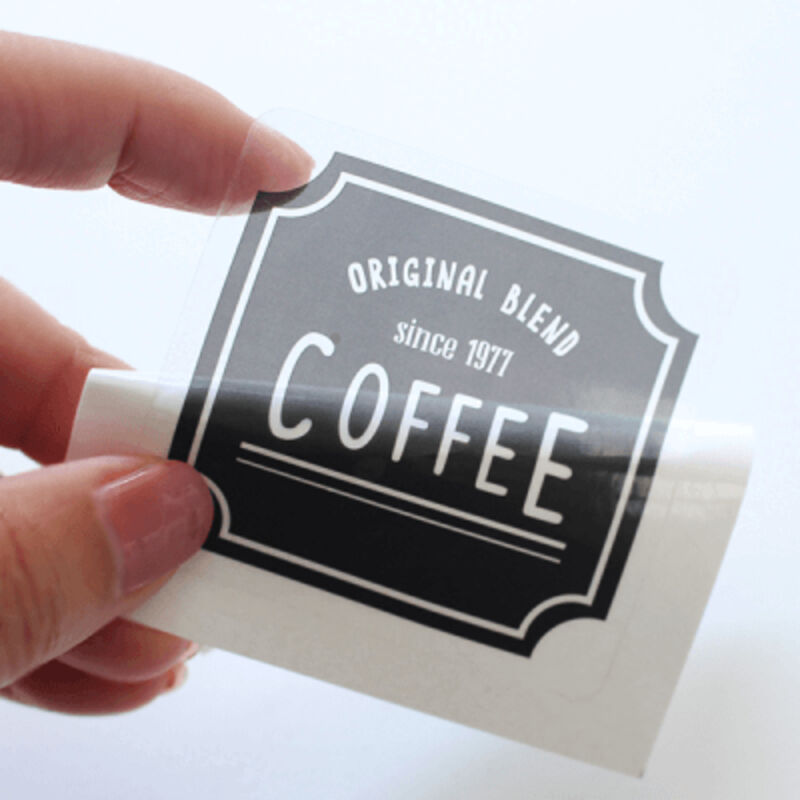 3"x3" Clear Permanent Label Thumbnail